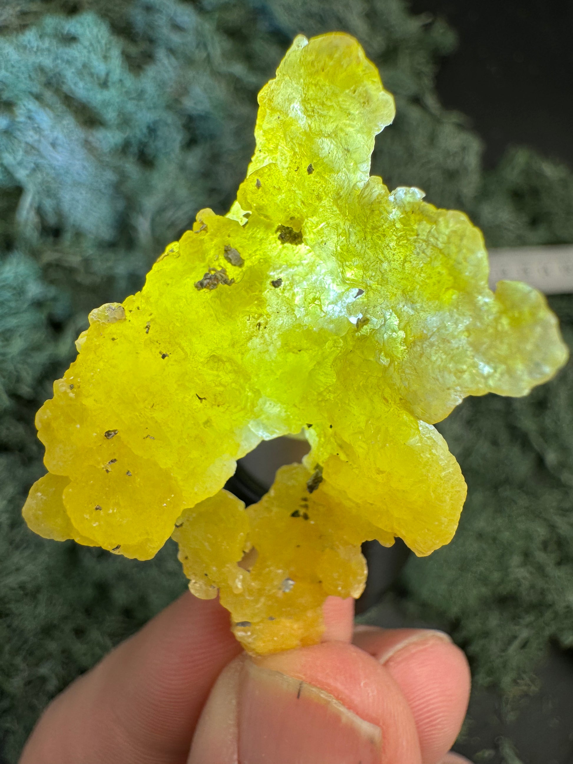 Brucit aus Kharan, Pakistan (7,5g) - leuchtend schönes Gelb - crystal paradise