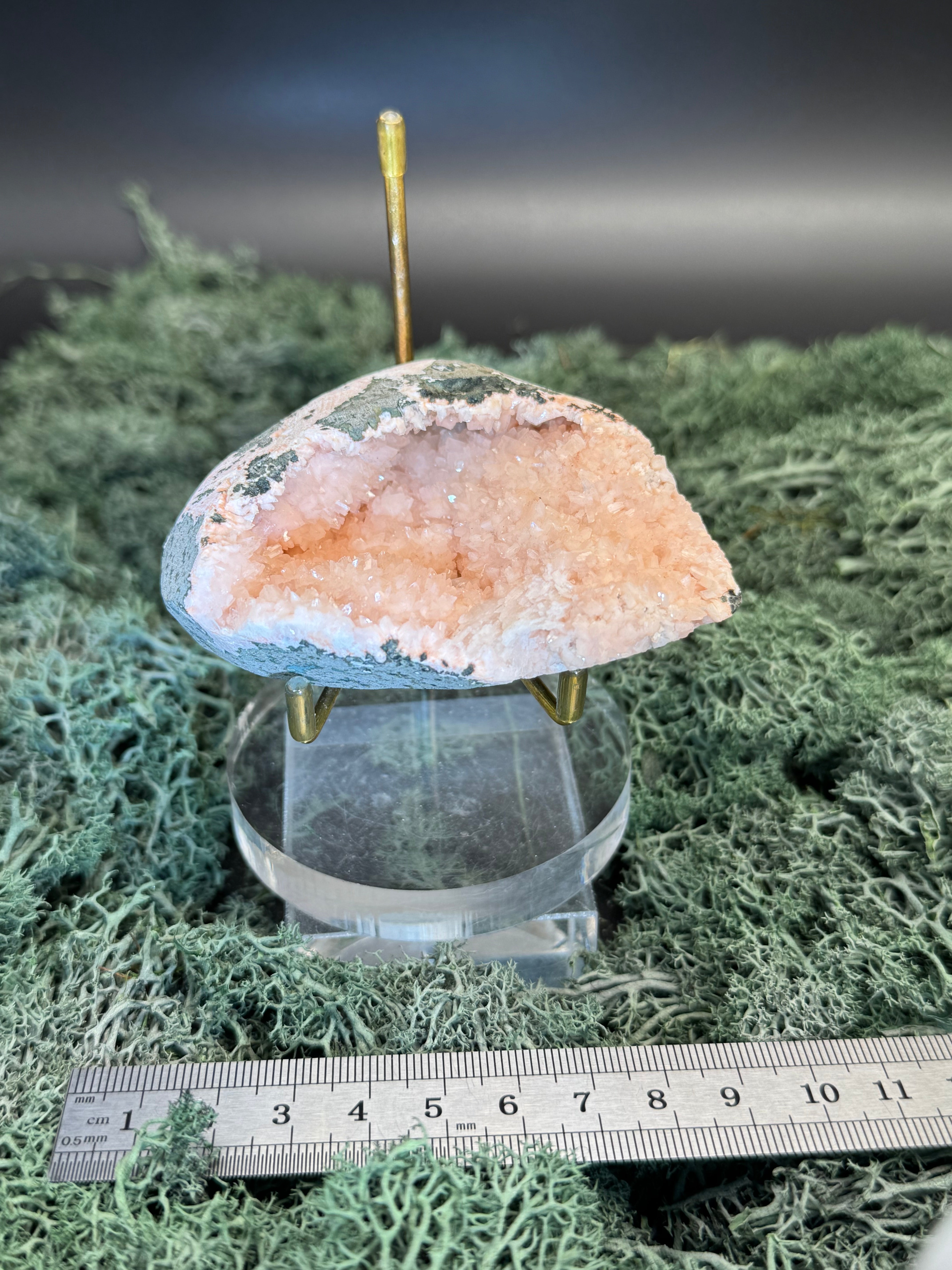 Heulandit / Euzeolit Geode aus Maharashtra, Nashik pune, Indien (172g) - crystal paradise