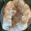 Heulandit / Euzeolit Geode mit Stilbit aus Maharashtra, Nashik pune, Indien (288g)