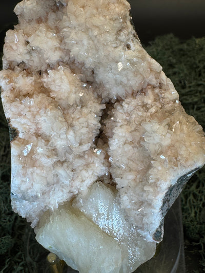 Heulandit / Euzeolit Geode mit Stilbit aus Maharashtra, Nashik pune, Indien (213g)