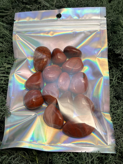 Crystal Power - Red Jasper - 100g - Fördert Innere Harmonie und Zufriedenheit - crystal paradise