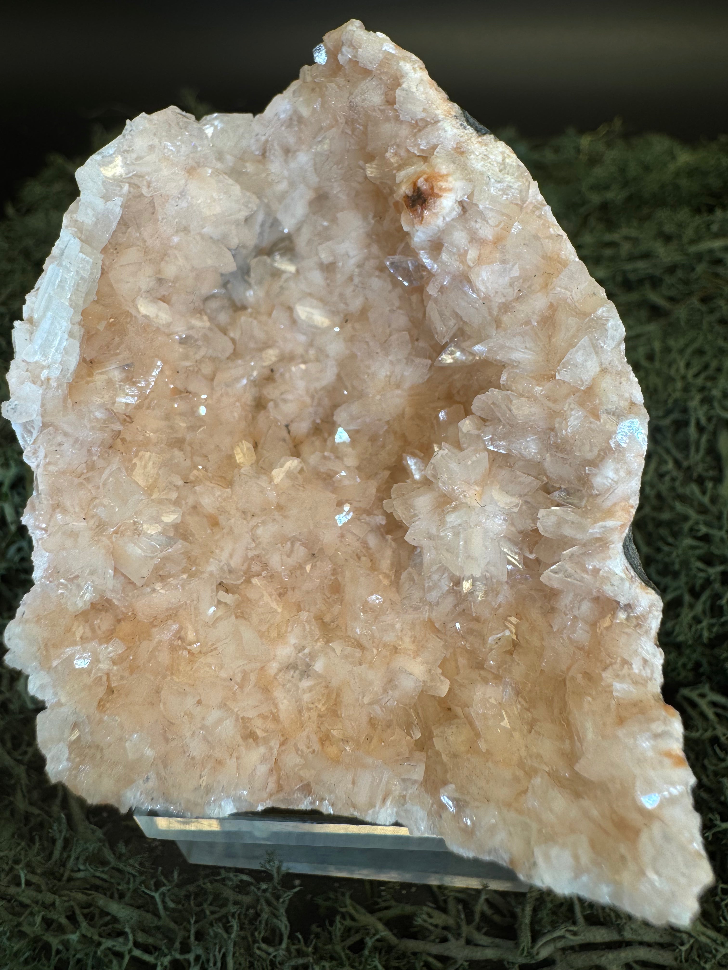 Heulandit / Euzeolit Geode aus Maharashtra, Nashik pune, Indien (121g) - crystal paradise
