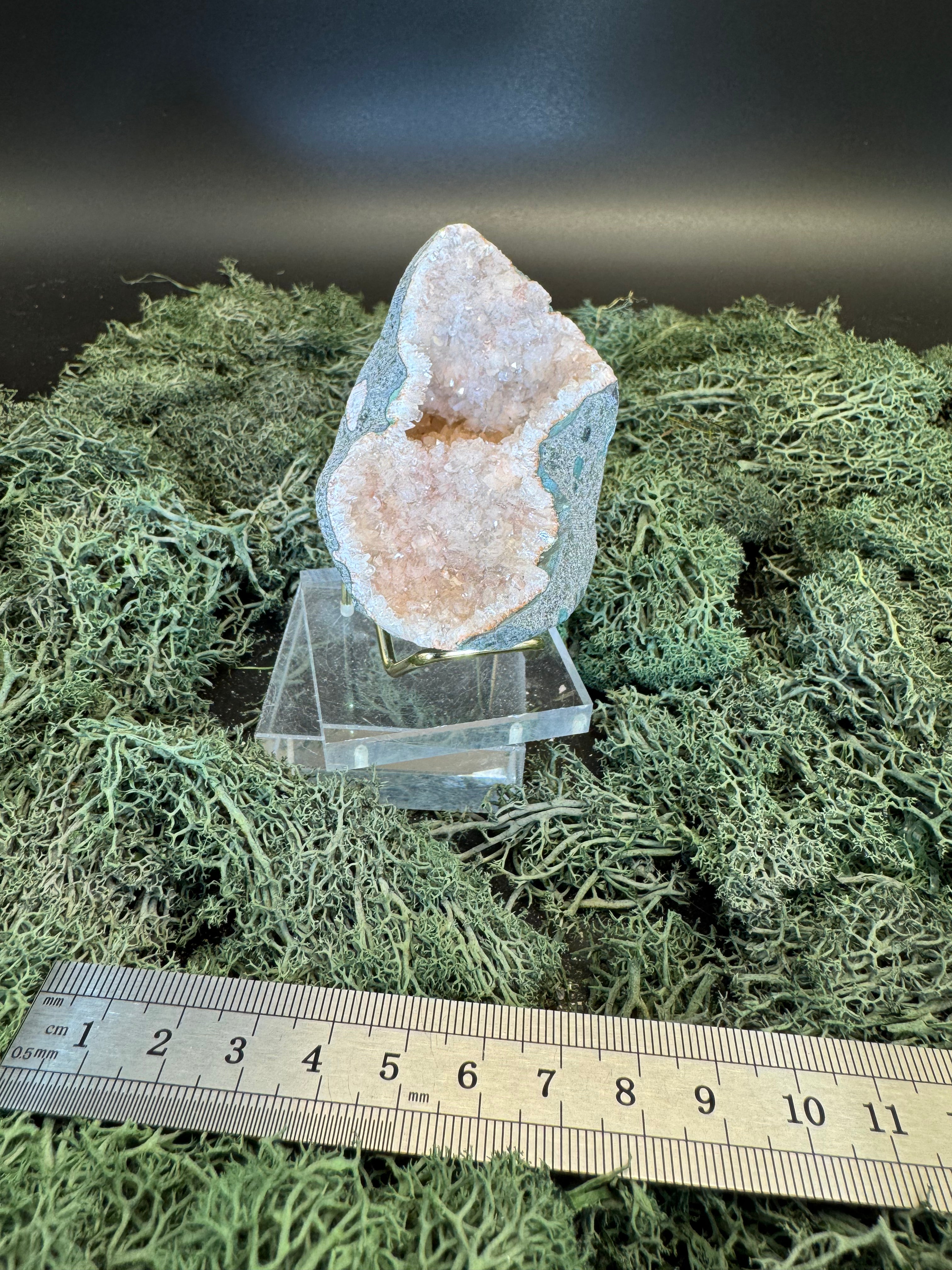 Heulandit / Euzeolit Geode aus Maharashtra, Nashik pune, Indien (120g) - crystal paradise