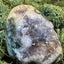 Achatisierter Amethyst Druse aus Uruguay (363g) - dunke Amethyste mit schöner Druzybildung