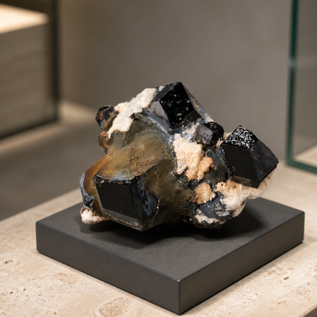 Schörl Turmalin mit Rauchquarz aus Namibia (15,6g)