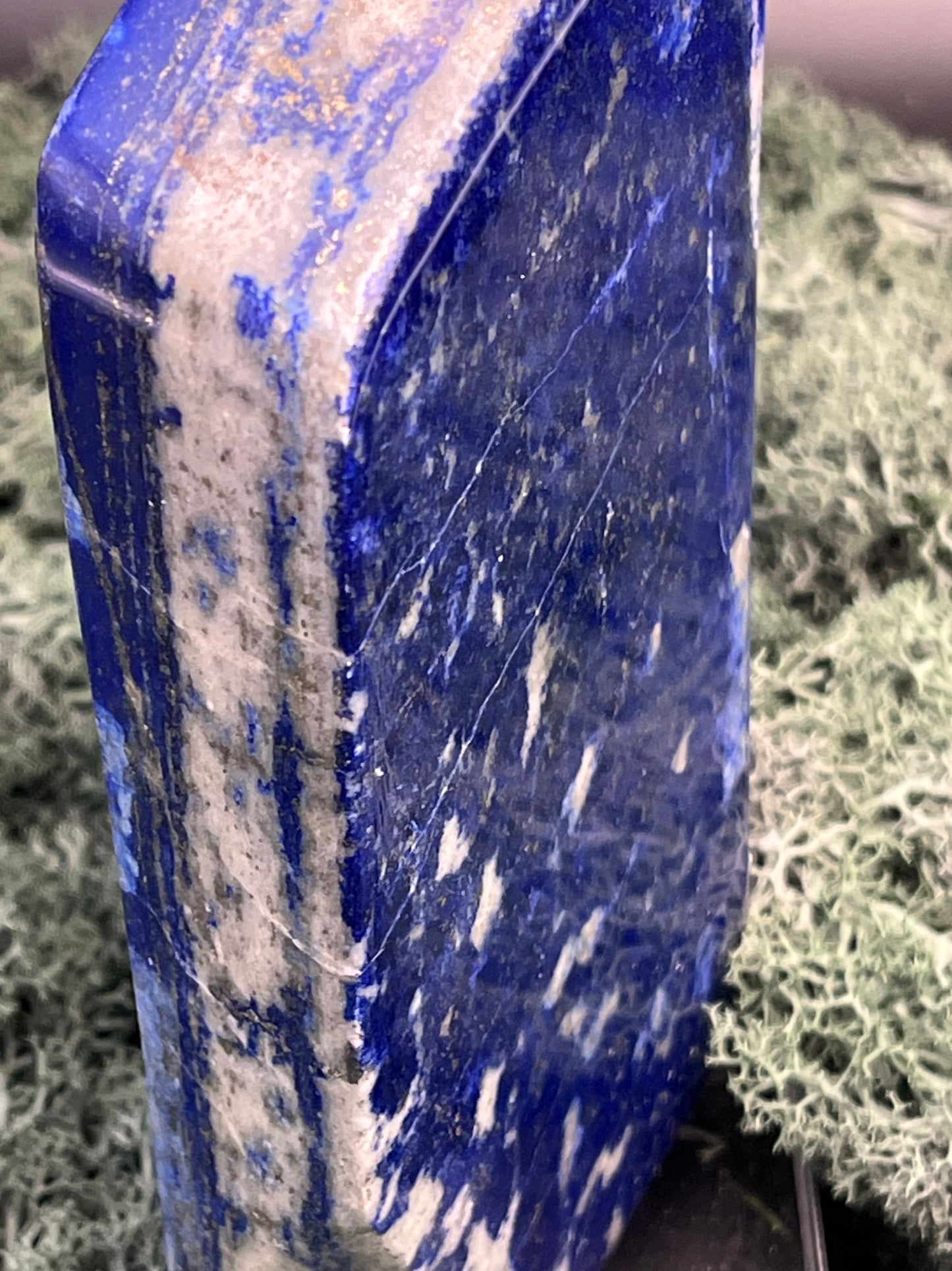 Lapis Lazuli Freeform poliert  aus Afghansitan (950g) - intensives blau