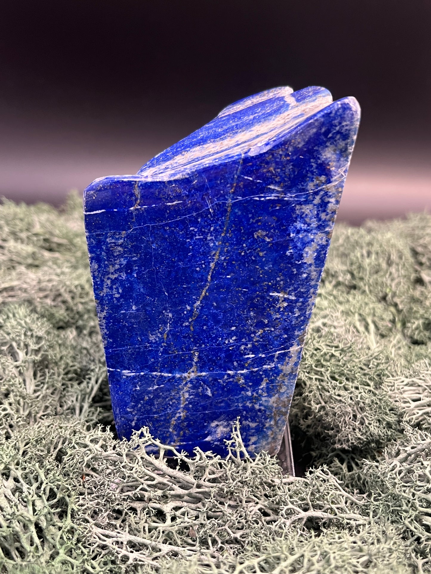 Lapis Lazuli Freeform poliert  aus Afghansitan (464g) - intensives blau