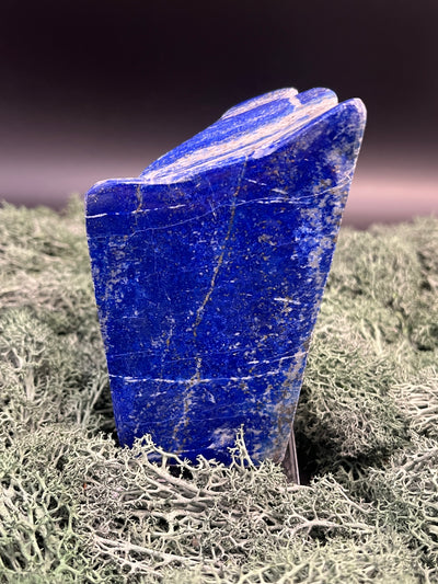 Lapis Lazuli Freeform poliert  aus Afghansitan (464g) - intensives blau - crystal paradise