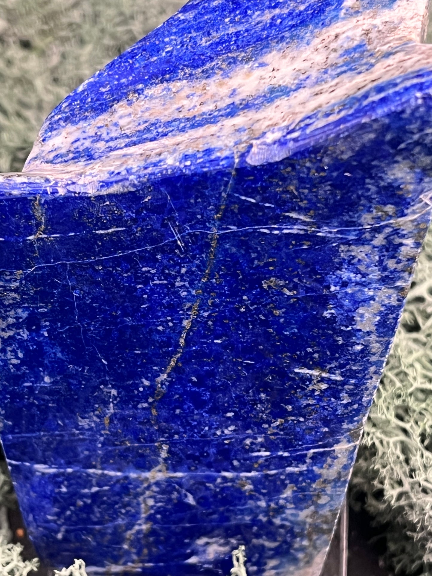 Lapis Lazuli Freeform poliert  aus Afghansitan (464g) - intensives blau