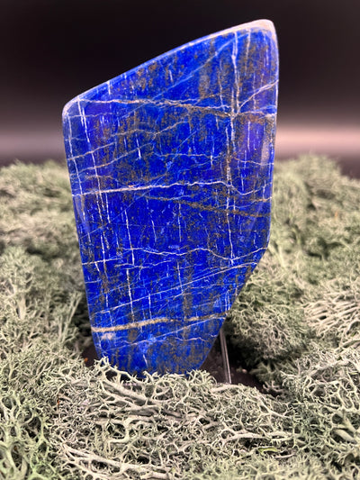 Lapis Lazuli Freeform poliert aus Afghansitan (564g) - intensives blau schön gemustert - crystal paradise