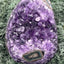 Achatisierter Amethyst Druse aus Uruguay (673g) - tief dunkles violett! - crystal paradise