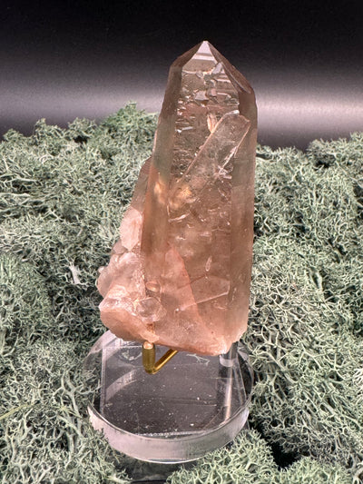 Rauchquarz Stufe aus Brasilien (157g) - schöne transparente Kristalle - crystal paradise