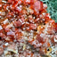 Vanadenit Stufe aus Marokko (558g) - super schöne große rote Kristalle - crystal paradise