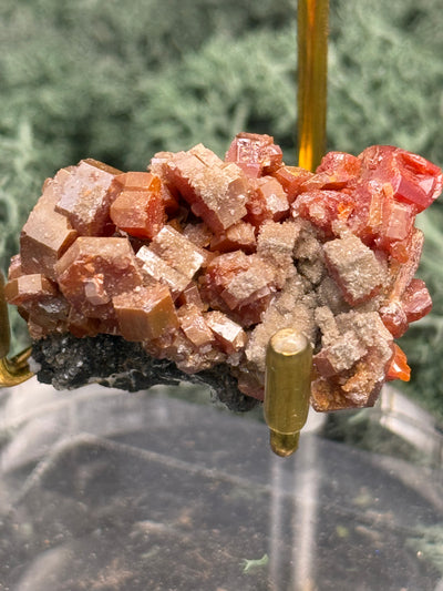 Vanadenit Stufe aus Marokko (40g) - super schöne rote Kristalle - crystal paradise