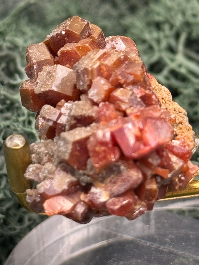 Vanadenit Stufe aus Marokko (40g) - super schöne rote Kristalle - crystal paradise