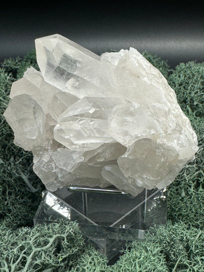 Bergkristall Stufe aus Brasilien (362g) - schöne Kristallbildung - crystal paradise