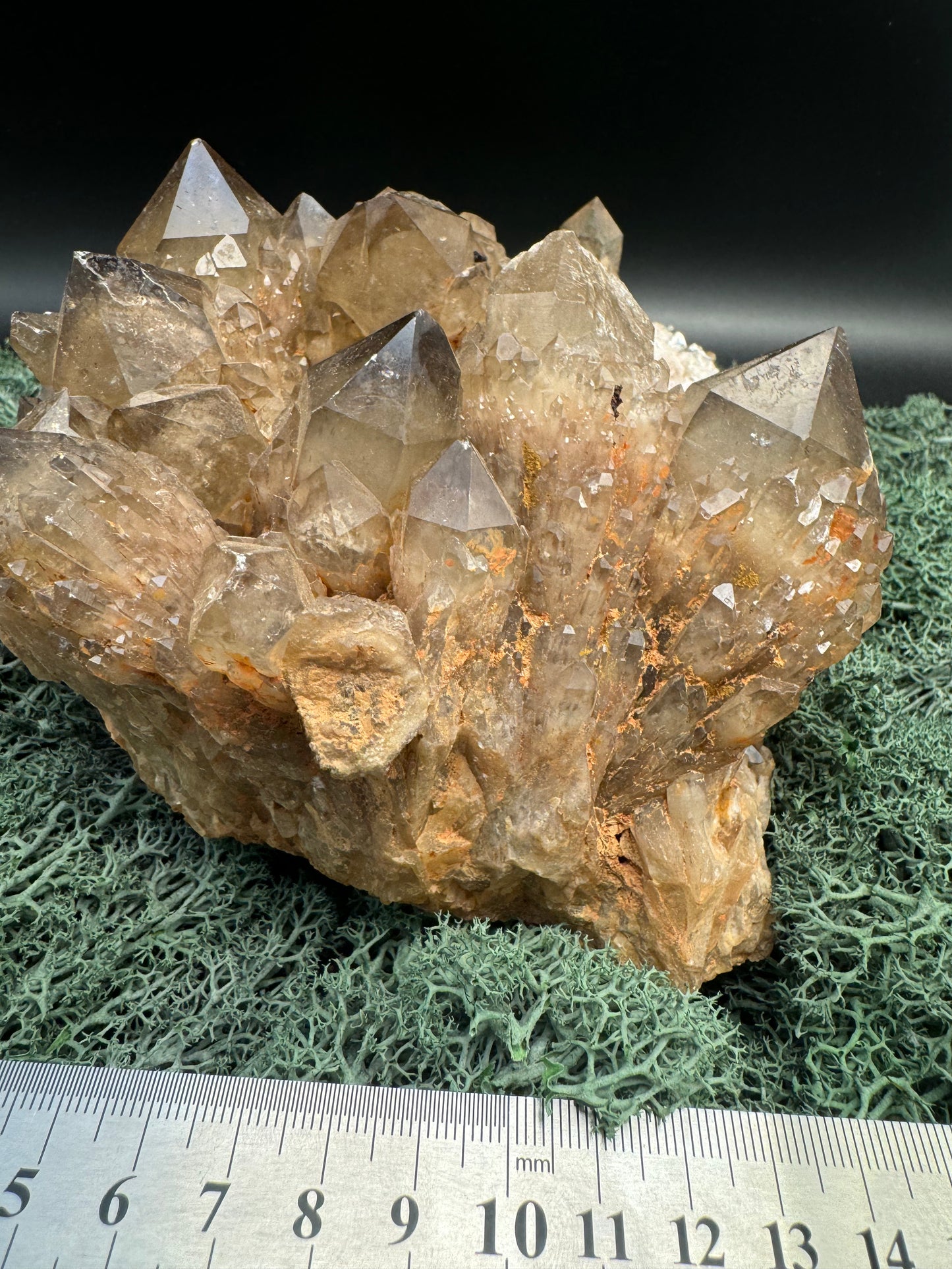 Citrin Großstufe aus Kunduluni, Kongo (2121g) - schöne große Kristalle - crystal paradise