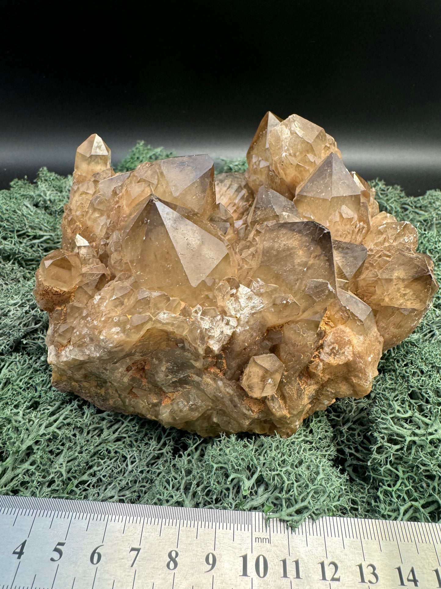 Citrin Großstufe aus Kunduluni, Kongo (2121g) - schöne große Kristalle - crystal paradise