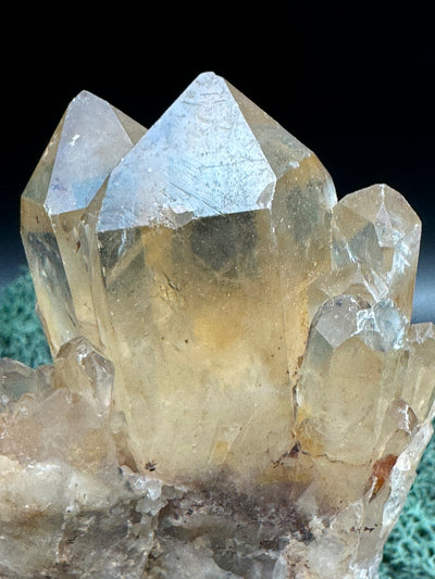 Citrin Handstufe aus Kunduluni, Kongo (363g) - schöne helle Kristallspitzen - crystal paradise