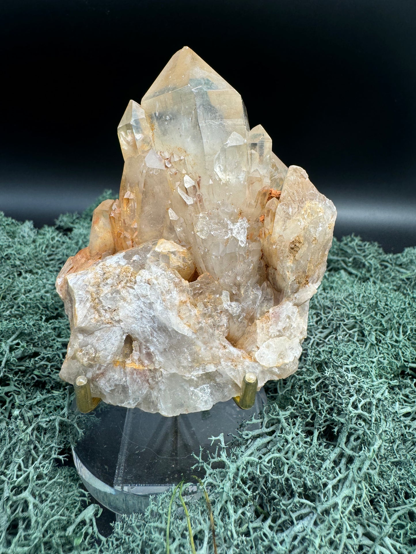 Citrin Handstufe aus Kunduluni, Kongo (361g) - schöne große Kristallspitze - crystal paradise