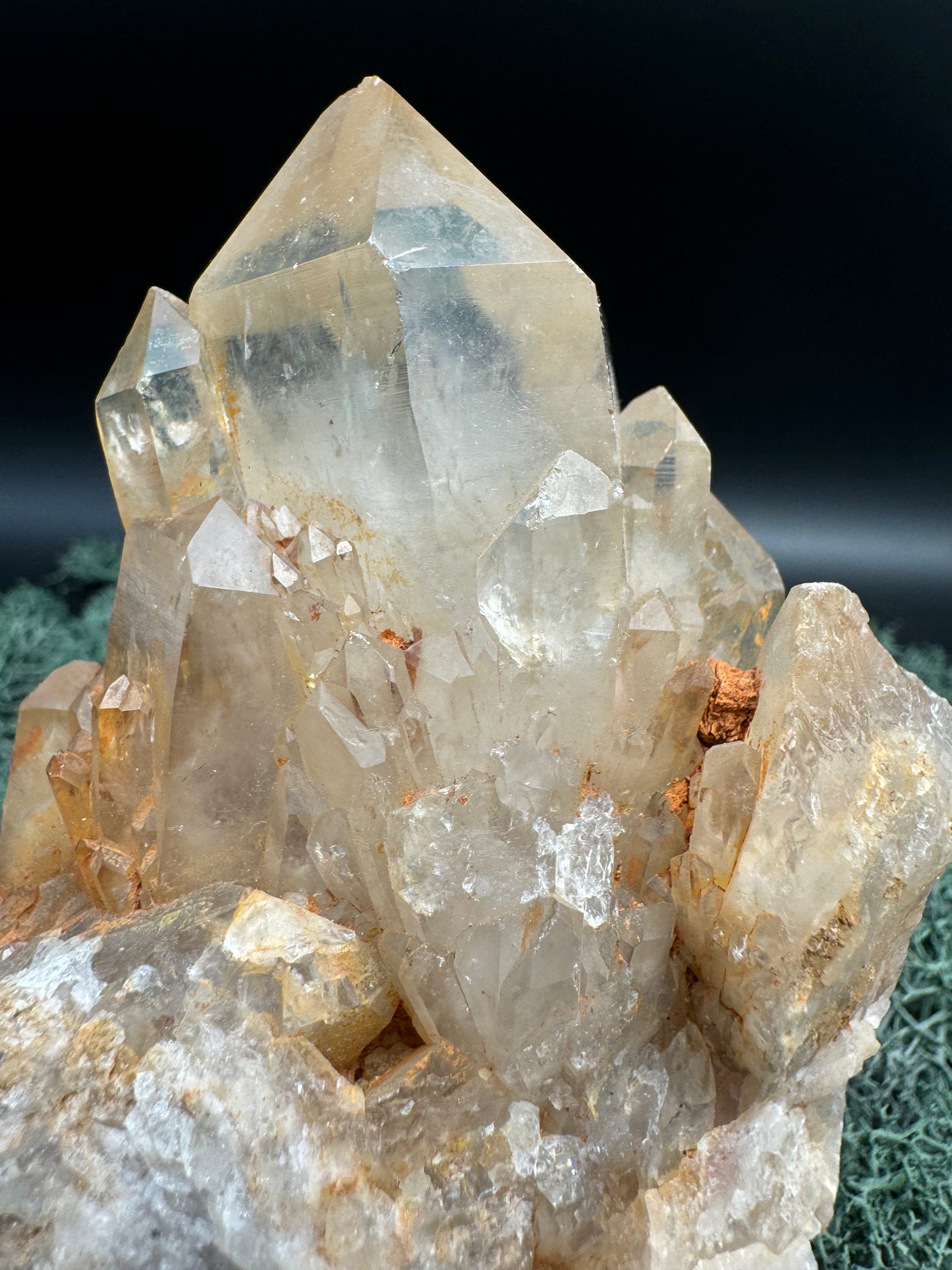 Citrin Handstufe aus Kunduluni, Kongo (361g) - schöne große Kristallspitze - crystal paradise