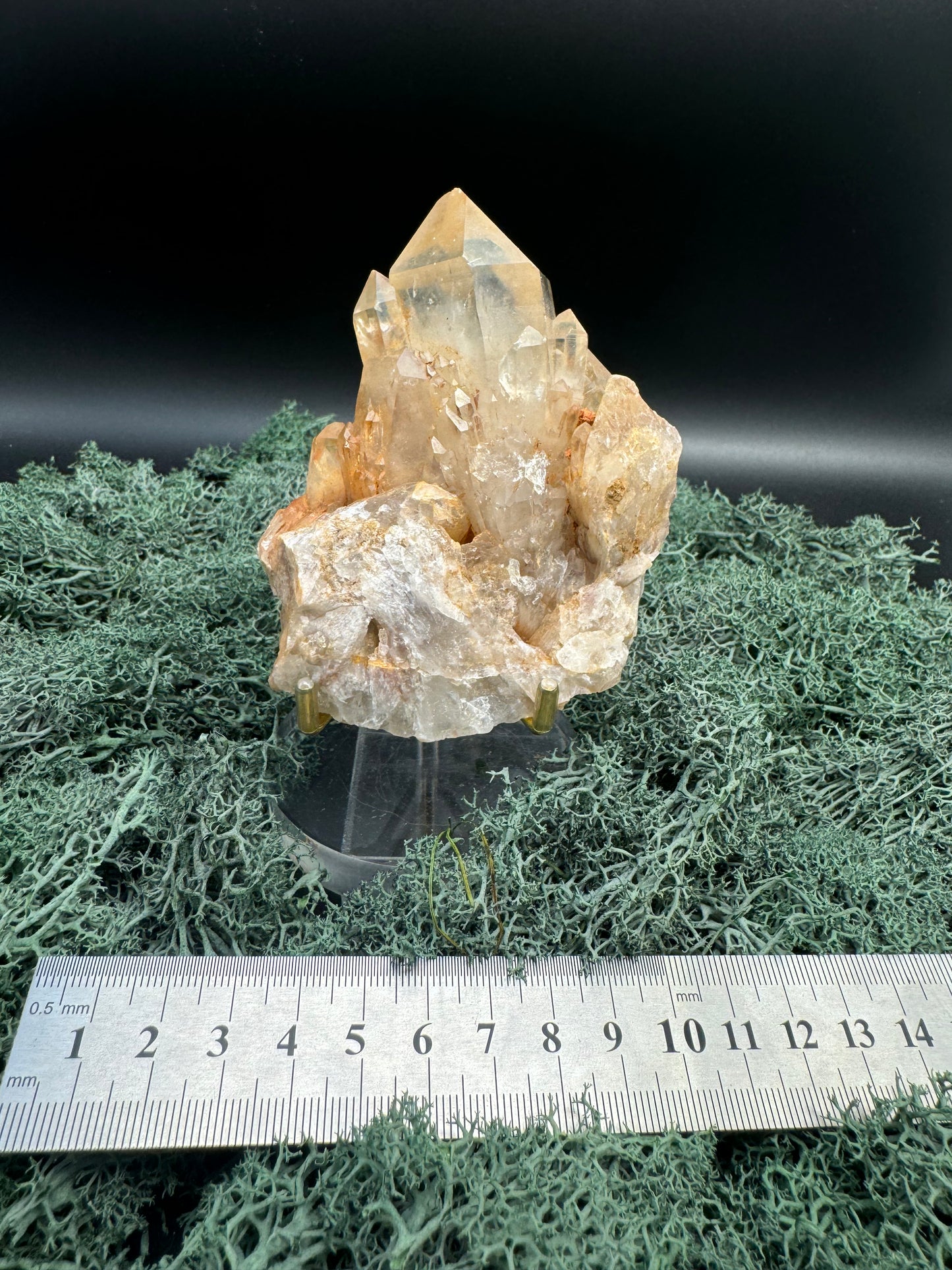 Citrin Handstufe aus Kunduluni, Kongo (361g) - schöne große Kristallspitze - crystal paradise