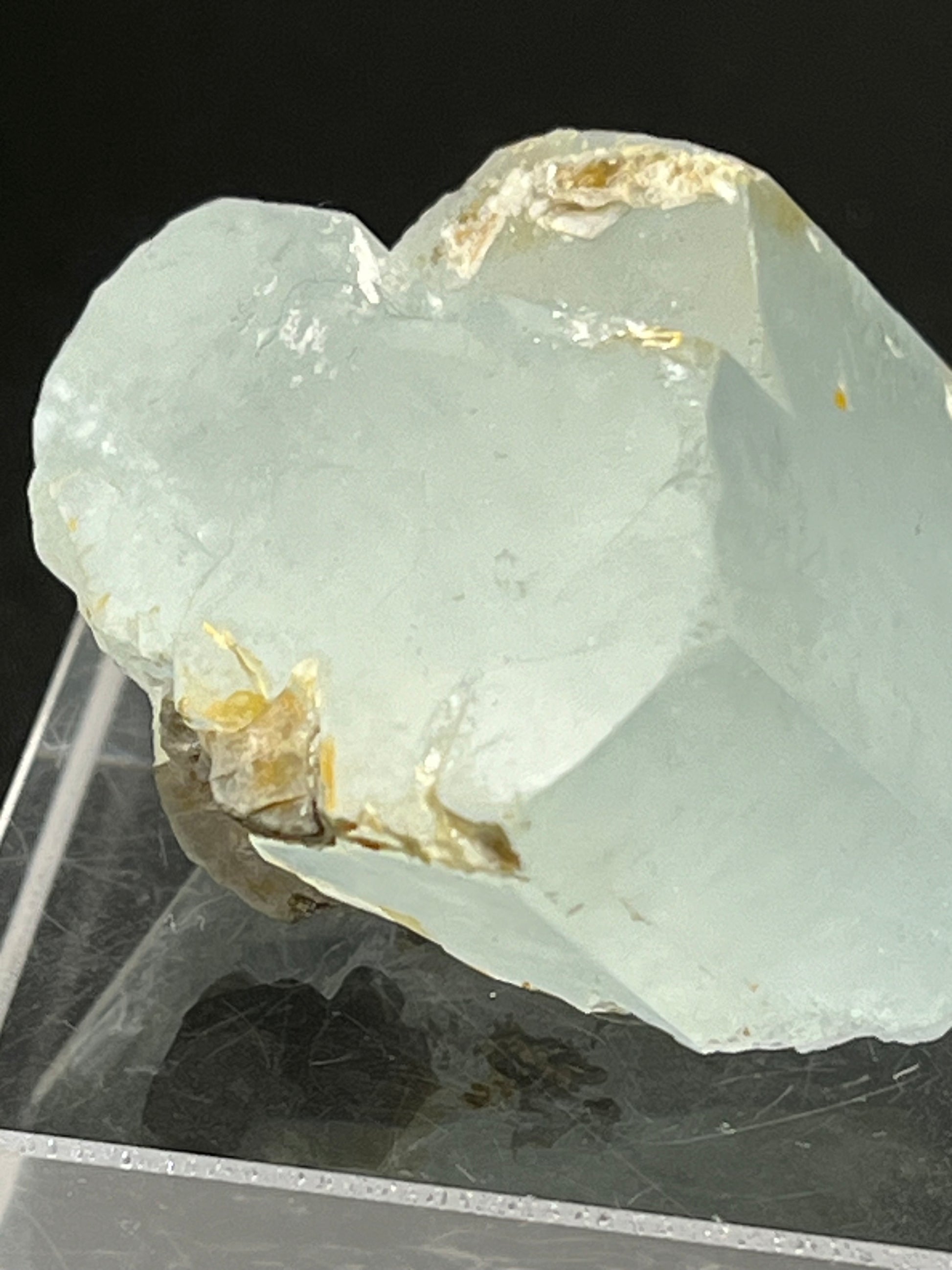 Aquamarin Kristall auf Feldspat aus Pakistan (42g) - crystal paradise