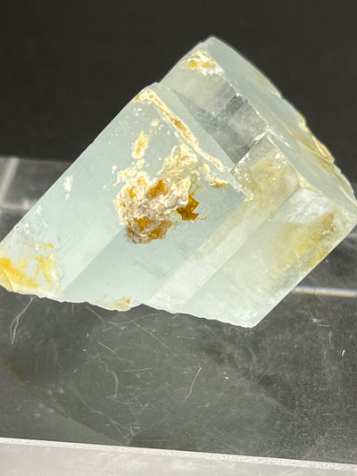 Aquamarin Kristall auf Feldspat aus Pakistan (42g) - crystal paradise