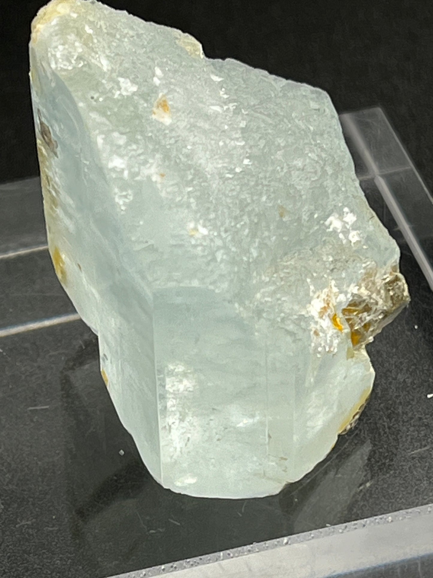 Aquamarin Kristall auf Feldspat aus Pakistan (42g) - crystal paradise