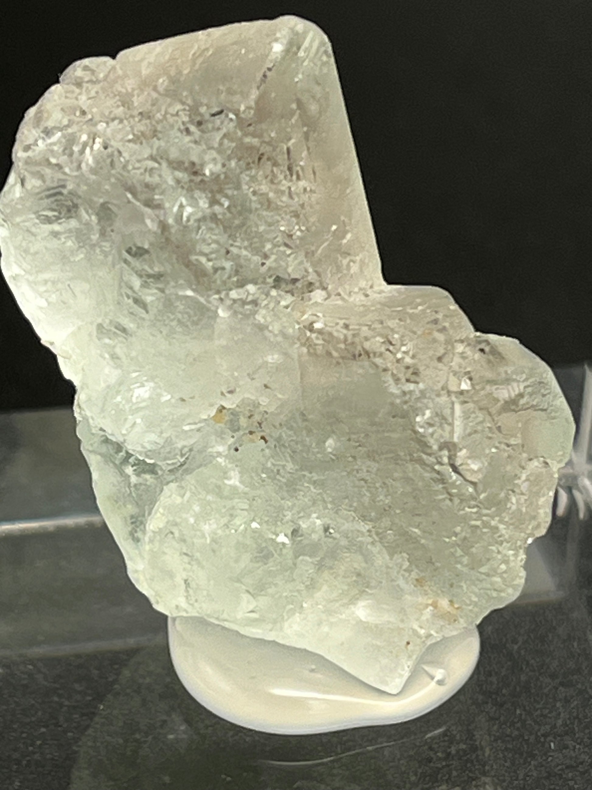 Aquamarin Kristall auf Feldspat aus Pakistan (19g) - crystal paradise