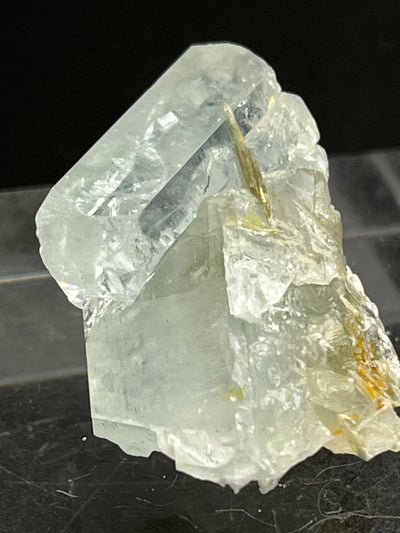 Aquamarin Kristall auf Feldspat aus Pakistan (12g) - crystal paradise