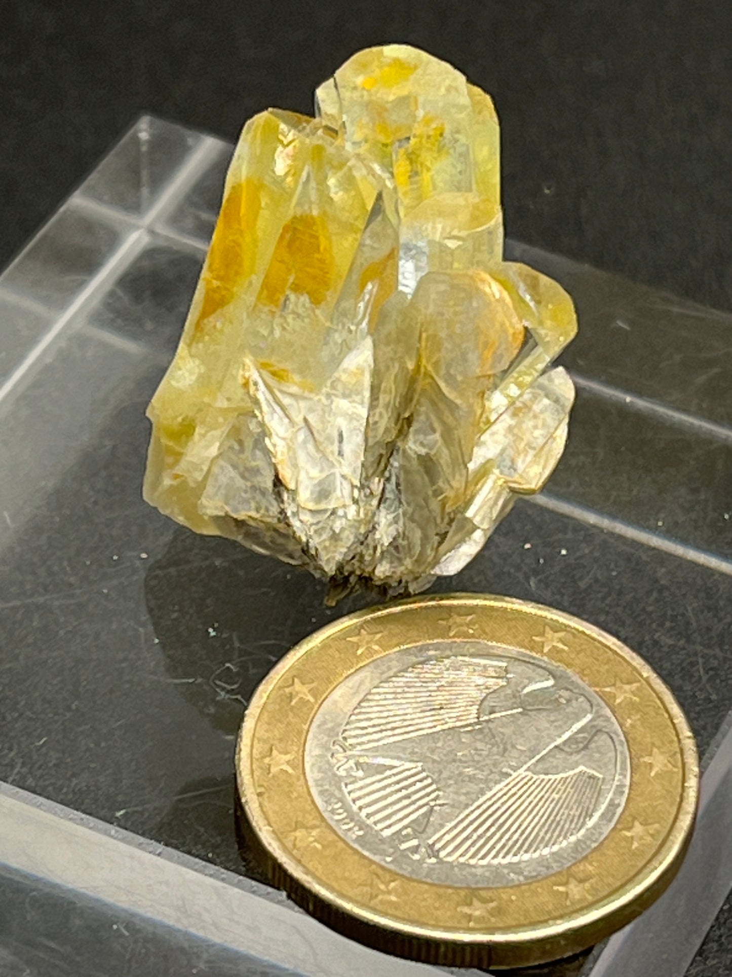 Aquamarin Kristall auf Feldspat aus Pakistan (12g) - crystal paradise