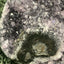 Achatisierter Amethyst Druse aus Uruguay (721g) - seitlich positionierter Achat - crystal paradise