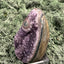 Achatisierter Amethyst Druse aus Uruguay (423g) - schönes lila mit mittiger Achatisisierung - crystal paradise