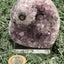 Achatisierter Amethyst Druse aus Uruguay (308g) - schöne Druzybildung bei großen Kristallen - crystal paradise