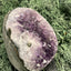 Achatisierte Amethyst Druse aus Uruguay (329g) - schöne dunkle Kristalle und Achatisierung - crystal paradise