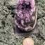 Achatisierte Amethyst Druse aus Uruguay (247g) - schöne dunkle Kristalle und Druzys - crystal paradise