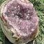 Achatisierte Amethyst Druse aus Uruguay (294g) - schöne Achatisierung und Druzy - crystal paradise