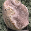 Achatisierte Amethyst Druse aus Uruguay (285g) - schöne helle Kristalle und tolle Achatisierung - crystal paradise