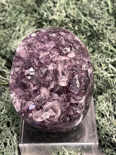 Achatisierte Amethyst Druse aus Uruguay (234g) - schöne dunkle Kristalle - crystal paradise