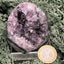 Achatisierte Amethyst Druse aus Uruguay (173g) - schöne dunkle Kristalle und Druzy - crystal paradise