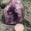 Achatisierte Amethyst Druse aus Uruguay (153g) - schöne dunkle Kristalle und Achatisierung - crystal paradise