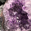 Achatisierte Amethyst Druse aus Uruguay (153g) - schöne dunkle Kristalle und Achatisierung - crystal paradise