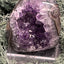 Achatisierte Amethyst Druse aus Uruguay (153g) - schöne dunkle Kristalle und Achatisierung - crystal paradise