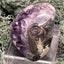 Achatisierte Amethyst Druse aus Uruguay (153g) - schöne dunkle Kristalle und Achatisierung - crystal paradise