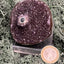 Achatisierte Amethyst Druse aus Uruguay (155g) - schöne dunkle Kristalle und Achatisierung - crystal paradise