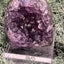 Achatisierte Amethyst Druse aus Uruguay (112g) - schöne dunkle Kristalle - crystal paradise