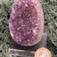 Achatisierte Amethyst Druse aus Uruguay (213g) - schöne hellviolette Kristalle - crystal paradise