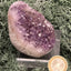 Achatisierte Amethyst Druse aus Uruguay (213g) - schöne hellviolette Kristalle - crystal paradise