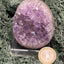 Achatisierte Amethyst Druse aus Uruguay (223g) - schöne hellviolette Kristalle - crystal paradise